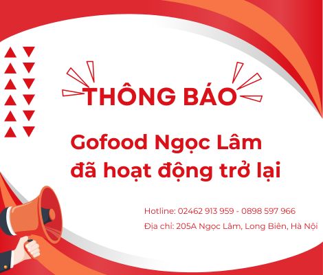 GOFOOD 205A NGỌC LÂM HOẠT ĐỘNG TRỞ LẠI